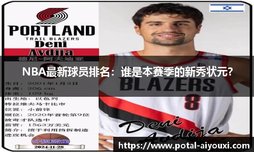 NBA最新球员排名：谁是本赛季的新秀状元？