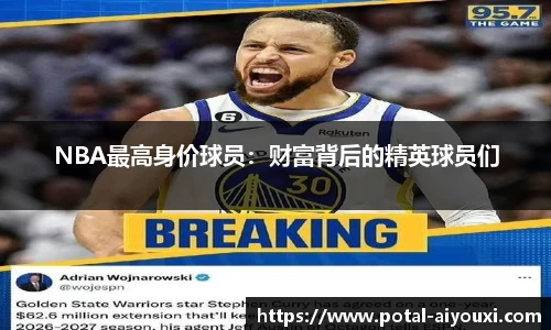 NBA最高身价球员：财富背后的精英球员们